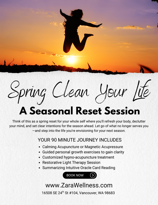 spring clean your life flyer